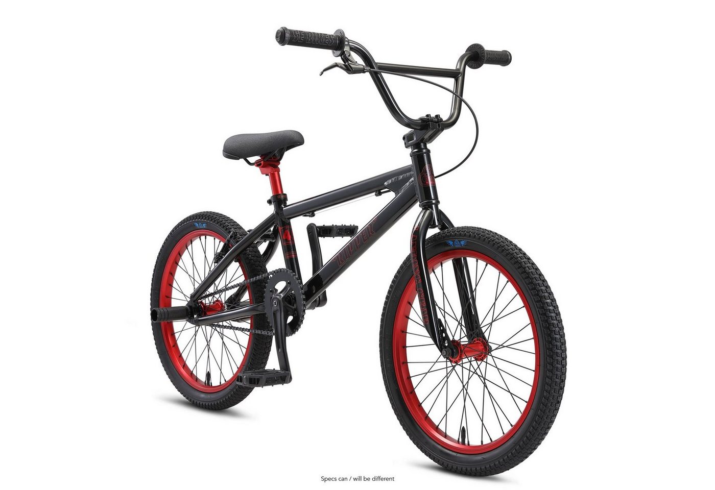 SE Bikes BMX-Rad Ripper, 1 Gang, ohne Schaltung, Ripper BMX 20" Erwachsene Jugendliche 140-165cm Fahrrad Freestyle Rad von SE Bikes
