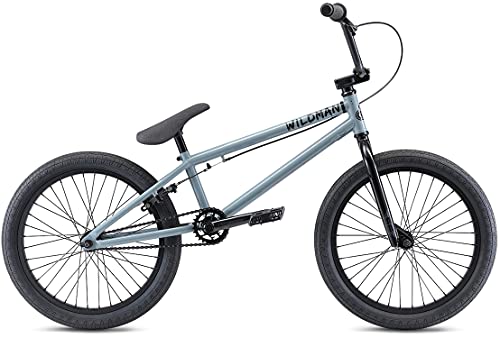 SE Bikes Wildman BMX Bike 2021 (22cm, Gray) von SE Bikes