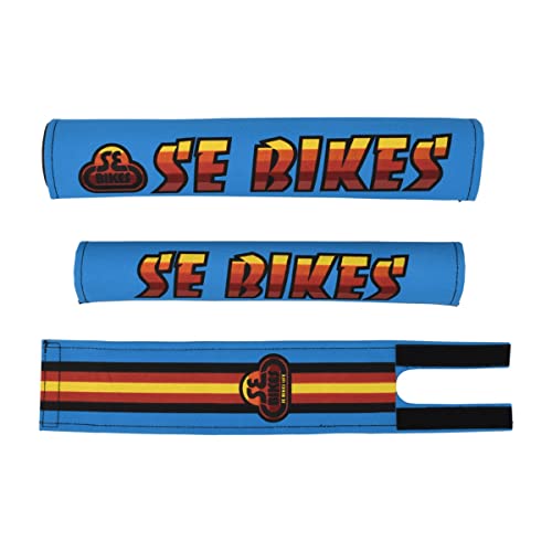 SE Racing BMX 3-teiliges Pad-Set, blau/mehrfarbig von SE Bikes