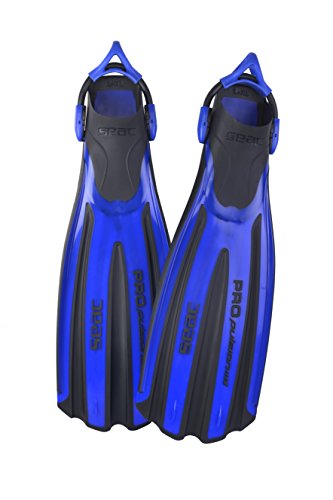 Seac Propulsion S, Taucherflossen, Sling Strap, offenes Fußteil, High Performance (Made in Italy), blau, 40/42 von Seac