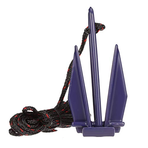 Seachoice PWC Fluke Anchor Kit, Vinylbeschichteter Flukeanker, 7,6 m Ankerleine und Aufbewahrungstasche Seachoice PWC Fluke Anchor Kit, Vinylbeschichteter Flukeanker, 7,6 m Ankerleine und Aufbewahrungstasche von SEACHOICE