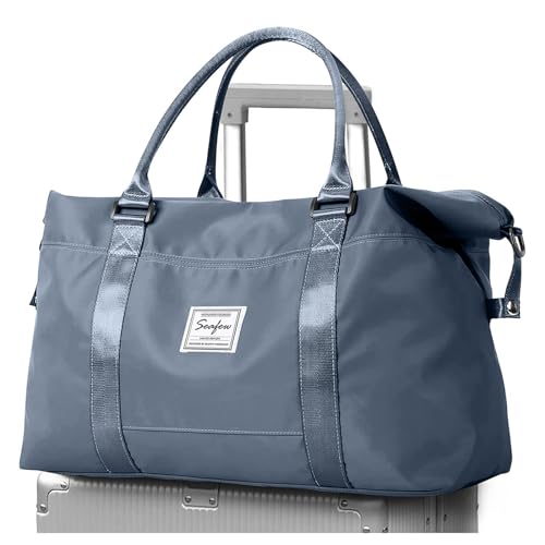Reisetasche Damen Sporttasche 40x20x25 Ryanair Handgepäck Tasche Weekender Bag Schwimmtasche Wasserdicht Travel Duffle Bag Fitnesstasche Trainingstasche für Reise Gym Reisetasche Damen Sporttasche 40x20x25 Ryanair Handgepäck Tasche Weekender Bag Schwimmtasche Wasserdicht Travel Duffle Bag Fitnesstasche Trainingstasche für Reise Gym von SEAFEW