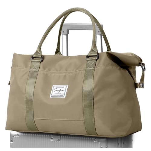 Reisetasche Damen Sporttasche 45x36x20 Easyjet Handgepäck Tasche Weekender Bag Schwimmtasche Wasserdicht Travel Duffle Bag Fitnesstasche Trainingstasche für Reise Gym Reisetasche Damen Sporttasche 45x36x20 Easyjet Handgepäck Tasche Weekender Bag Schwimmtasche Wasserdicht Travel Duffle Bag Fitnesstasche Trainingstasche für Reise Gym von SEAFEW