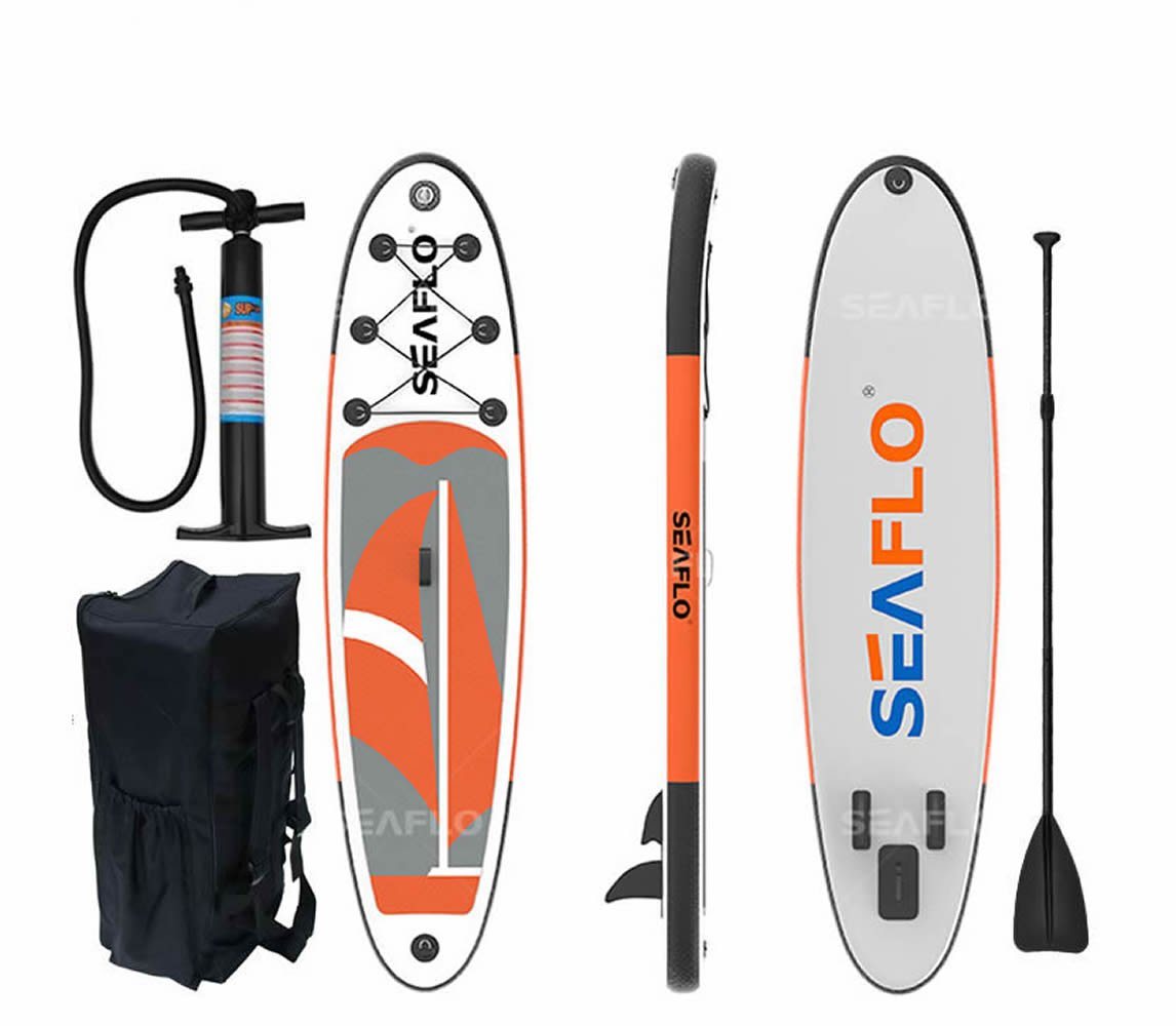 SEAFLO Inflatable SUP-Board SUP Board, Stand Up Paddle, aufblasbar, inkl Zubehörl, 305cm, 10N von SEAFLO