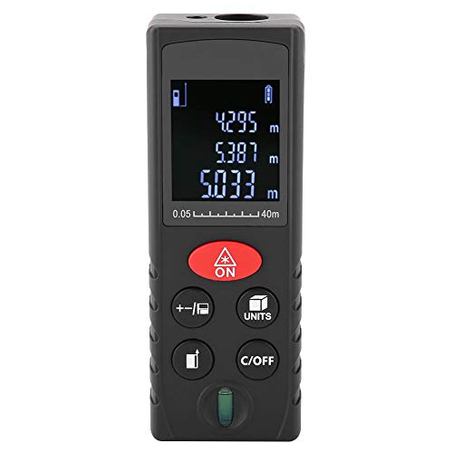 Laser Entfernungsmesser, KXL-D Digitaler Entfernungsmesser für Entfernung bis 0,05-40/60/ 80/ 100m [Genauigkeit ±2mm](0,05-40 m) von SEAFRONT