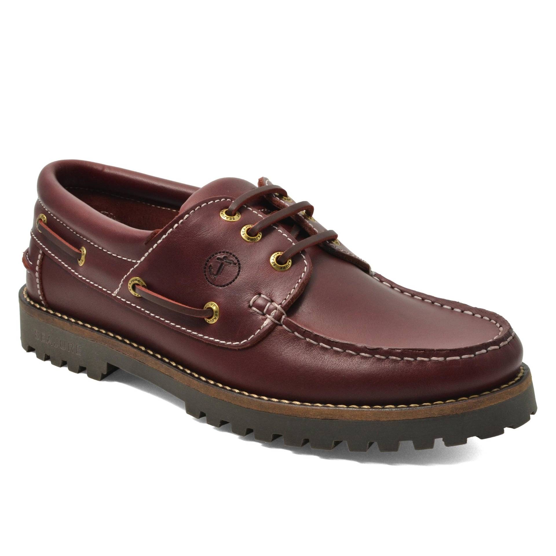 Bootsschuhe Herren Oran Bordeaux Leder von SEAJURE