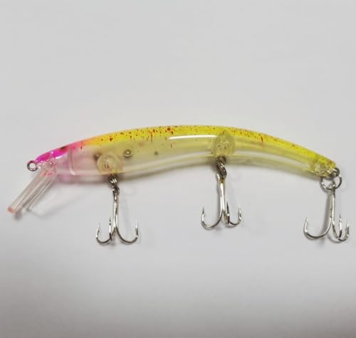 SEASKY Angelköder für Walleye, Barsch, Hecht, ARC, 11,4 cm, 1,2 l, quadratisch, kurvig, harter Köder (04) von SEASKY