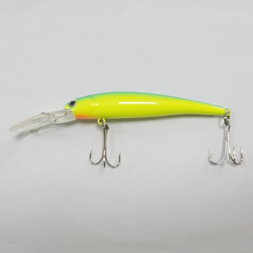 SEASKY Elritze Harter Kunstköder, Barsch, Hecht, Tauchköder, ABS-Kunststoff, große Öffnung, Lippenköder, Mino-Köder, 8,9 cm, 01 von SEASKY