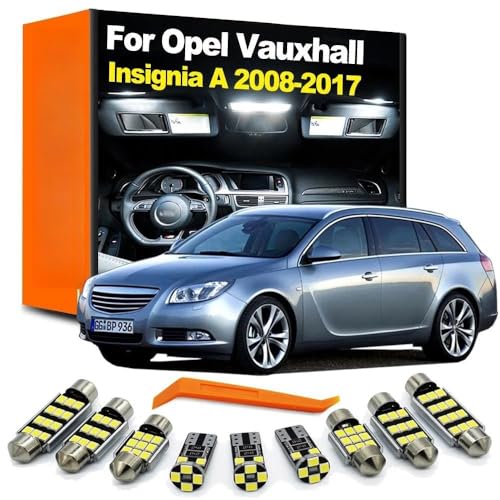 SECDRPOQA 18-teiliges LED-Leselicht-Set für Opel Opel Insignia A 2008 2009 2010 2012 2013 2014 2015 2016 2017 von SECDRPOQA