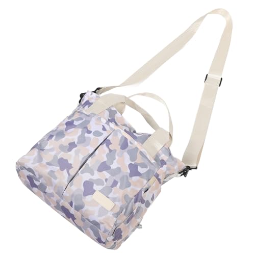 SECFOU Große Wickeltasche Für Mamas Leichte Multifunktions Tote Bag Im Camouflage Aus Strapazierfähigem Canvas Mit Fächern Ideal Für Reisen Und Den Alltag Utensilien Organizer von SECFOU