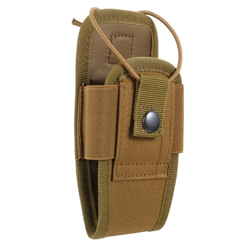 SECFOU Walkie-Talkie-Tasche Sofortbildfilmfotos Radio Halter Radio-Aufbewahrungstasche Army Tasche Armee Tasche militärische Funkgeräte Universelles Radiogehäuse Oxford-Stoff Khaki von SECFOU