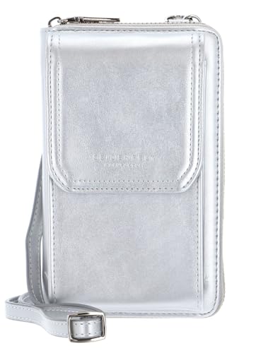 SEIDENFELT MANUFAKTUR Sanna Phone Wallet Silver von SEIDENFELT MANUFAKTUR