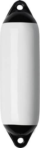 Seilflechter - Aufblasbarer Fender 240 x 700 mm in Weiß, Langfender mit 2 Augen, für Boot & Yacht Seilflechter - Aufblasbarer Fender 240 x 700 mm in Weiß, Langfender mit 2 Augen, für Boot & Yacht von Seilflechter