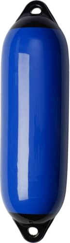 Seilflechter - Aufblasbarer Fender 210 x 620 mm in Blau, Langfender mit 2 Augen, für Boot & Yacht Seilflechter - Aufblasbarer Fender 210 x 620 mm in Blau, Langfender mit 2 Augen, für Boot & Yacht von Seilflechter