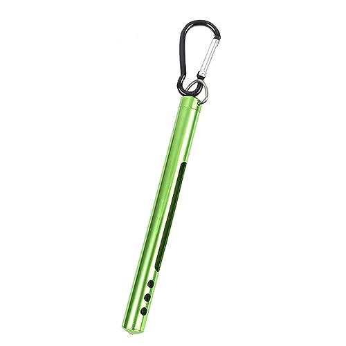 1 Stück Grün Angeln Wasserthermometer, Doppelskalenanzeige für Fliegenfischen Wasser Wolfsbarsch Angelzubehör Outdoor Wasserstrahl Metallthermometer von SEIWEI