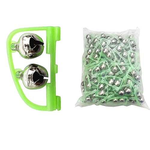 100 Stück Angeln Alarm Glocken, Doppelglocke Angelrute Angeln Alarm Angeln Float Rod Glocken Angeln Rod Blinker Köder Alarm 100 Stück Angeln Alarm Glocken, Doppelglocke Angelrute Angeln Alarm Angeln Float Rod Glocken Angeln Rod Blinker Köder Alarm von SEIWEI