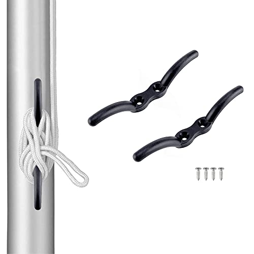 Bootsklampe Keil Haken Klampe Nylon Schwarz Fahnenstange mit Schrauben 110mm Flaggenklampe Festmacherklampe Fastener Zubehör Bootsklampe Keil Haken Klampe Nylon Schwarz Fahnenstange mit Schrauben 110mm Flaggenklampe Festmacherklampe Fastener Zubehör von SEIWEI