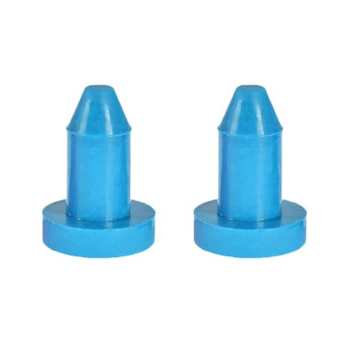 Gummi Ablassstopfen Ablassschraube für Kajak, 12MM Drain Stecker Push-in Stopfen, Garboard Boote Ersatzteil (2er Pack - Blau) von SEIWEI