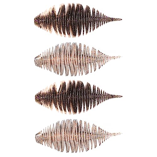 Gummifische Angelköder, Weichköder zum Angeln Worms Schwimmköder für Süßwasser Hecht Barsch Forelle Zander Köder, 75mm-4stk/ 100mm-2stk Gummifische Angelköder, Weichköder zum Angeln Worms Schwimmköder für Süßwasser Hecht Barsch Forelle Zander Köder, 75mm-4stk/ 100mm-2stk von SEIWEI