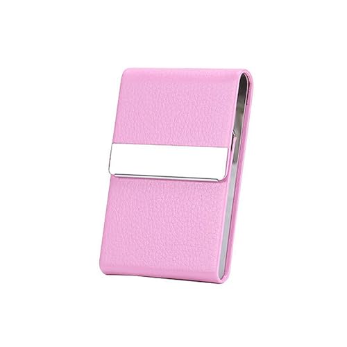 SEIWEI Rosa, Visitenkartenetui aus PU-Leder mit Magnetverschluss, ID-Etui aus Edelstahl für Männer/Frauen, ideal für Reise und Arbeit SEIWEI Rosa, Visitenkartenetui aus PU-Leder mit Magnetverschluss, ID-Etui aus Edelstahl für Männer/Frauen, ideal für Reise und Arbeit von SEIWEI