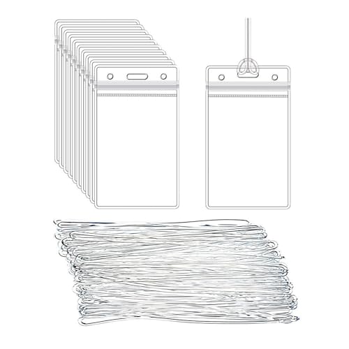 Wasserdicht Kofferanhänger für Kreuzfahrten, 12er Pack Transparenter Gepäckanhänger, PVC Kofferetikettenkoffer Wasserdicht Kofferanhänger für Kreuzfahrten, 12er Pack Transparenter Gepäckanhänger, PVC Kofferetikettenkoffer von SEIWEI