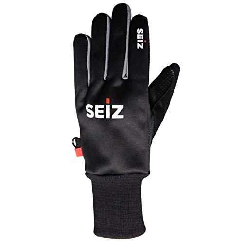 SEIZ Unisex – Erwachsene Handschuhe, Schwarz, 6 SEIZ Unisex – Erwachsene Handschuhe, Schwarz, 6 von SEiZ