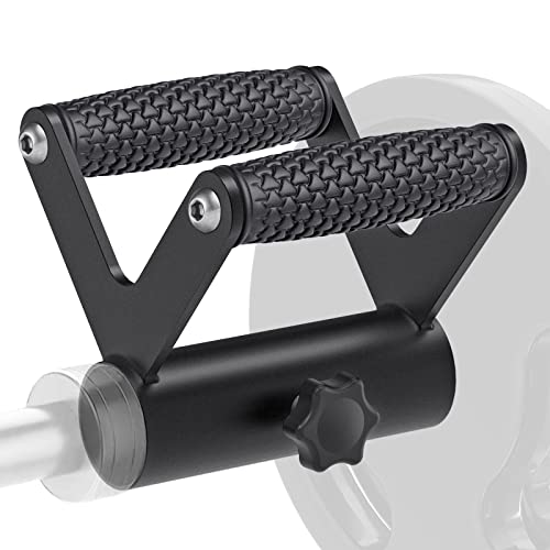 SELEWARE T Bar & V Bar Landmine Handle Attachment for 2" Barbell Bar, Solid Multi-Grip Landmine Handle T Row Attachment with Non-Slip Rubber Handle, Fits 2" Olympic Bars Strength Training Bars SELEWARE T Bar & V Bar Landmine Handle Attachment for 2" Barbell Bar, Solid Multi-Grip Landmine Handle T Row Attachment with Non-Slip Rubber Handle, Fits 2" Olympic Bars Strength Training Bars von SELEWARE