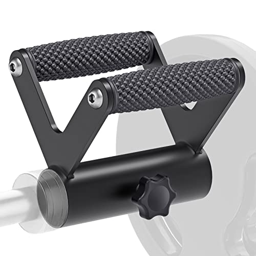 SELEWARE T Bar & V Bar Landmine Handle Attachment for 2" Barbell Bar, Solid Multi-Grip Landmine Handle T Row Attachment with Non-Slip Rubber Handle, Fits 2" Olympic Bars Strength Training Bars SELEWARE T Bar & V Bar Landmine Handle Attachment for 2" Barbell Bar, Solid Multi-Grip Landmine Handle T Row Attachment with Non-Slip Rubber Handle, Fits 2" Olympic Bars Strength Training Bars von SELEWARE