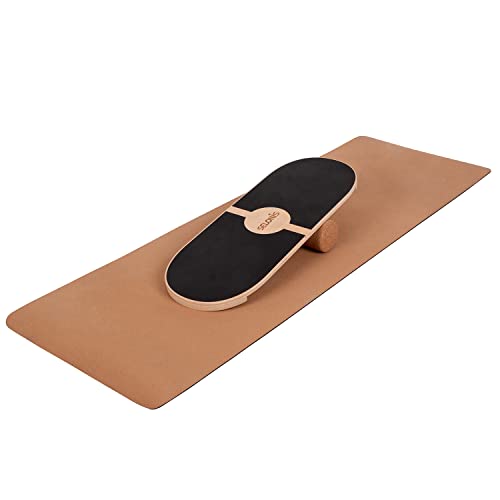 Selonis Balance Board Aus Holz Für Erwachsene Und Kinder Koordinationstraining Balancebrett Physiotherapie Skateboard Surfbrett Surf Sport Fitness Crossfit Yoga - Mit Matte Und Ohne Matte Erhältlich Selonis Balance Board Aus Holz Für Erwachsene Und Kinder Koordinationstraining Balancebrett Physiotherapie Skateboard Surfbrett Surf Sport Fitness Crossfit Yoga - Mit Matte Und Ohne Matte Erhältlich von SELONIS