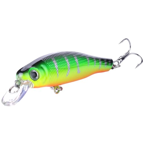 SELiLe Jerkbait Kunstköder Minnow Angelköder Schwimmköder Wobbler Forelle Walleye Köder Swimbait Angelgerät von SELiLe