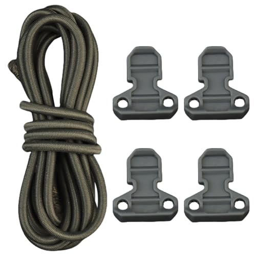 SELiLe Multifunktionale Tasche, elastisches Seil mit Schnallen, Verschlüssen, Rucksack, elastisches Seil und Schnallen, Jagdausrüstungszubehör von SELiLe