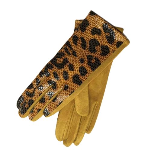 SELiLe Pack Leoparden Dekorationshandschuhe rutschfeste Snowboard Fäustlinge Verdickte Handschuhe Für Und Winter von SELiLe