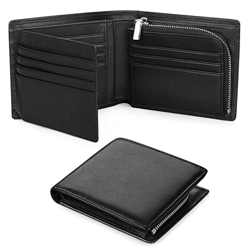 SENDEFN Geldbörse Herren Echtes Leder, Geldbeutel mit RFID Schutz und 15 Fächer, Tri-Fold Portemonnaie für Männer, Brieftasche Herren Groß mit Münzfach SENDEFN Geldbörse Herren Echtes Leder, Geldbeutel mit RFID Schutz und 15 Fächer, Tri-Fold Portemonnaie für Männer, Brieftasche Herren Groß mit Münzfach von SENDEFN