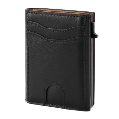 SENDEFN Geldbörse Herren aus Leder | Portmonee Herren mit RFID-Schutz | Aluminium Kreditkartenetui Herren mit Magnetverschluss | Slim Wallet Kartenhalter | Kleine-Brieftaschen SENDEFN Geldbörse Herren aus Leder | Portmonee Herren mit RFID-Schutz | Aluminium Kreditkartenetui Herren mit Magnetverschluss | Slim Wallet Kartenhalter | Kleine-Brieftaschen von SENDEFN