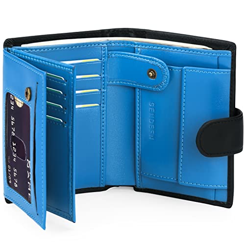 SENDEFN Herren Geldbörsen mit RFID Schutz, Groß Echtleder Portemonnaie Herren in Hochformat, Trifold Geldbeutel für Männer, Brieftasche Wallet Portmonee mit 16 Kartenfächer & Münzfach SENDEFN Herren Geldbörsen mit RFID Schutz, Groß Echtleder Portemonnaie Herren in Hochformat, Trifold Geldbeutel für Männer, Brieftasche Wallet Portmonee mit 16 Kartenfächer & Münzfach von SENDEFN