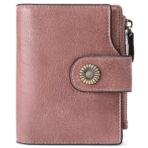 SENDEFN Portemonnaie Damen Echtleder, Bifold Compact RFID-Blockierung Geldbeutel Damen, Geldbörse Damen mit 16 Kartenfächern und 1 Reißverschlussfach SENDEFN Portemonnaie Damen Echtleder, Bifold Compact RFID-Blockierung Geldbeutel Damen, Geldbörse Damen mit 16 Kartenfächern und 1 Reißverschlussfach von SENDEFN