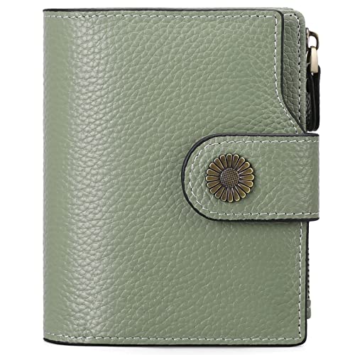 SENDEFN Portemonnaie Damen Echtleder, Bifold Compact RFID-Blockierung Geldbeutel Damen, Geldbörse Damen mit 16 Kartenfächern und 1 Reißverschlussfach SENDEFN Portemonnaie Damen Echtleder, Bifold Compact RFID-Blockierung Geldbeutel Damen, Geldbörse Damen mit 16 Kartenfächern und 1 Reißverschlussfach von SENDEFN