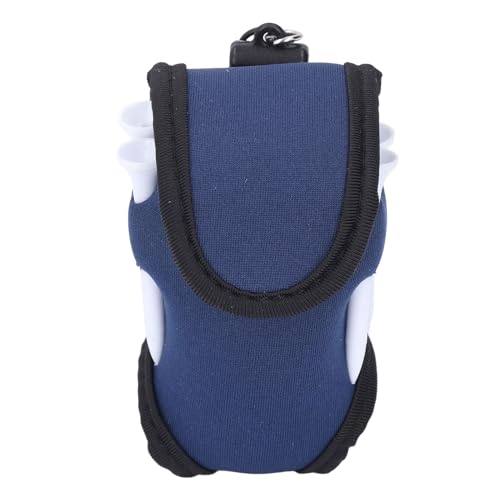 SENECESLI Golfball-Hüfttasche, Tragbarer Ball-Aufbewahrungstaschenhalter mit Clip, Golf-Tee-Tasche mit Stift für Männer und Frauen, Golfer-Hüfttasche (Blue) von SENECESLI