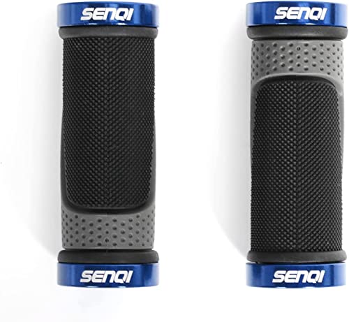 SENQI Fahrradgriffe, leichte Fahrradgriffe, 130 mm & 130 mm, 130 mm & 90 mm, 90 mm und 90 mm, passend für 22,2 mm Lenker, rutschfeste Griffe, geeignet für Multi-Speed-Fahrräder, Mountainbikes, SENQI Fahrradgriffe, leichte Fahrradgriffe, 130 mm & 130 mm, 130 mm & 90 mm, 90 mm und 90 mm, passend für 22,2 mm Lenker, rutschfeste Griffe, geeignet für Multi-Speed-Fahrräder, Mountainbikes, von SENQI