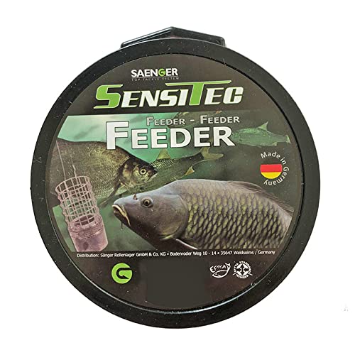 Sensitec monofilie Angelschnur aus Nylon, 400m, Zielfischschnur, Angelsehne,Bastelschnur (Feeder, 0,26 mm) von Sensitec