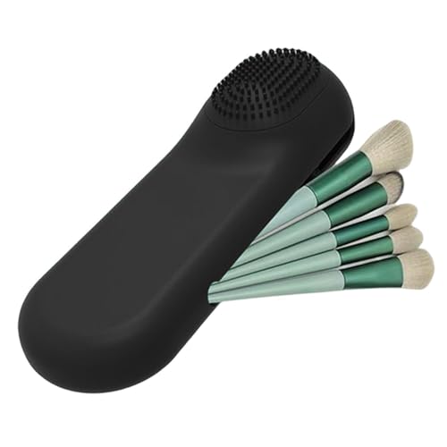 Reiseetui für Make-up-Pinsel, Organizer für Make-up-Pinsel, magnetische Aufbewahrungstasche für Kosmetikwerkzeuge, Organizer für Make-up-Pinsel, Schwarz , riferimento alla descrizione, Siehe von SENZZ