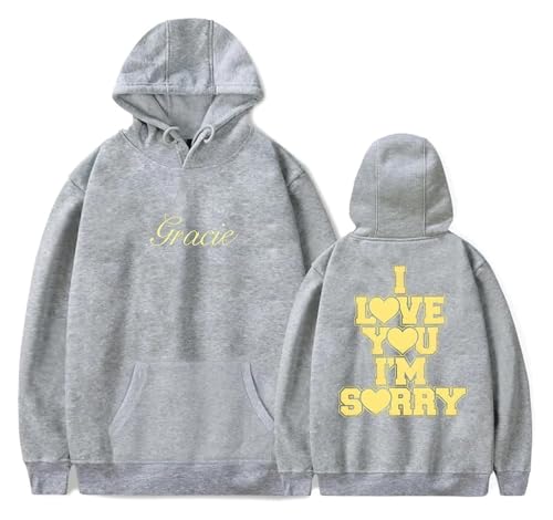 SERLA Unisex Gracie Abrams Merch Hoodie Hip Hop Stil Sweatshirt Streetwear Männer/Frauen Hoodies(XS-3XL)(4,3XL) von SERLA