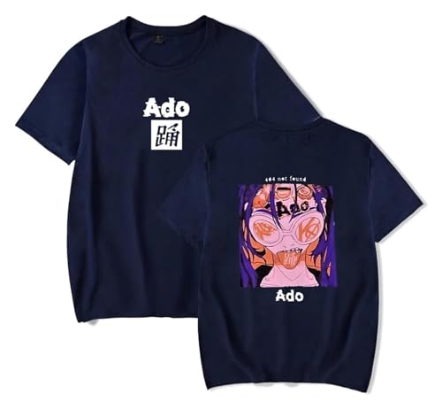 Summer ADO Wish Rundhals T-Shirt Hip Hop Rock Kurzarm T-Shirt Männer Frauen Street Tee Shirt(XS-3XL) (Color : 3, Size : M) von SERLA
