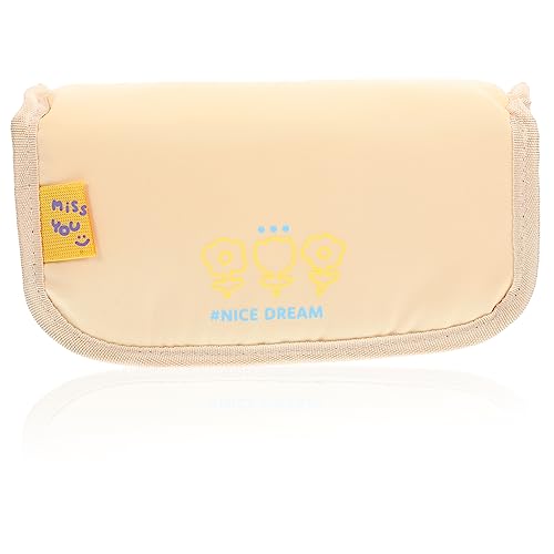 SEWACC Federmäppchen aus Segeltuch Stiftetui aus Segeltuch Lineal-Stifttasche aus Leinen schreibwaren Organizer Pen Pouch reißverschluss tragbares Stiftetui Pinseltaschen Machen Yellow von SEWACC