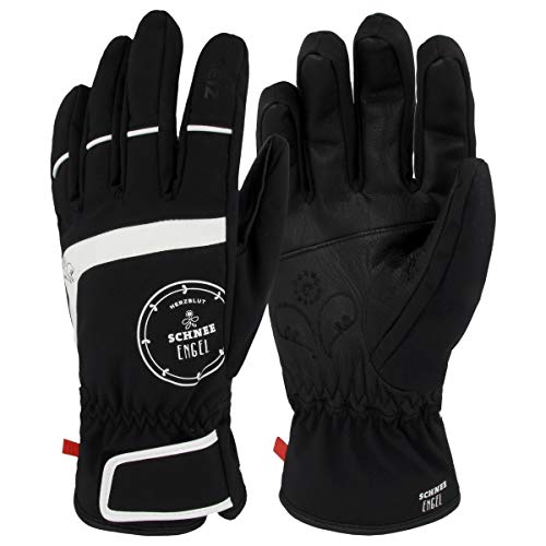 SEIZ Damen Schneeengel Handschuhe Erwachsene, Blau, 8 SEIZ Damen Schneeengel Handschuhe Erwachsene, Blau, 8 von SEiZ