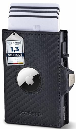 SF SCOFIELD Duality Airtag Wallet mit Münzfach I Geldbeutel für 8-10 Karten I Geldbörse Herren mit RFID Schutz I Slim Wallet I Smart Wallet I Kartenetui mit Air Tag Fach I Portemonnaie SF SCOFIELD Duality Airtag Wallet mit Münzfach I Geldbeutel für 8-10 Karten I Geldbörse Herren mit RFID Schutz I Slim Wallet I Smart Wallet I Kartenetui mit Air Tag Fach I Portemonnaie von SF SCOFIELD