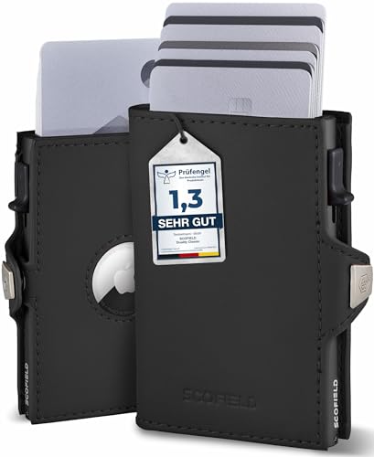 SF SCOFIELD Duality Airtag Wallet ohne Münzfach I Geldbeutel für 8-10 Karten I Geldbörse Herren mit RFID Schutz I Slim Wallet I Smart Wallet I Kartenetui mit Air Tag Fach I Portemonnaie SF SCOFIELD Duality Airtag Wallet ohne Münzfach I Geldbeutel für 8-10 Karten I Geldbörse Herren mit RFID Schutz I Slim Wallet I Smart Wallet I Kartenetui mit Air Tag Fach I Portemonnaie von SF SCOFIELD