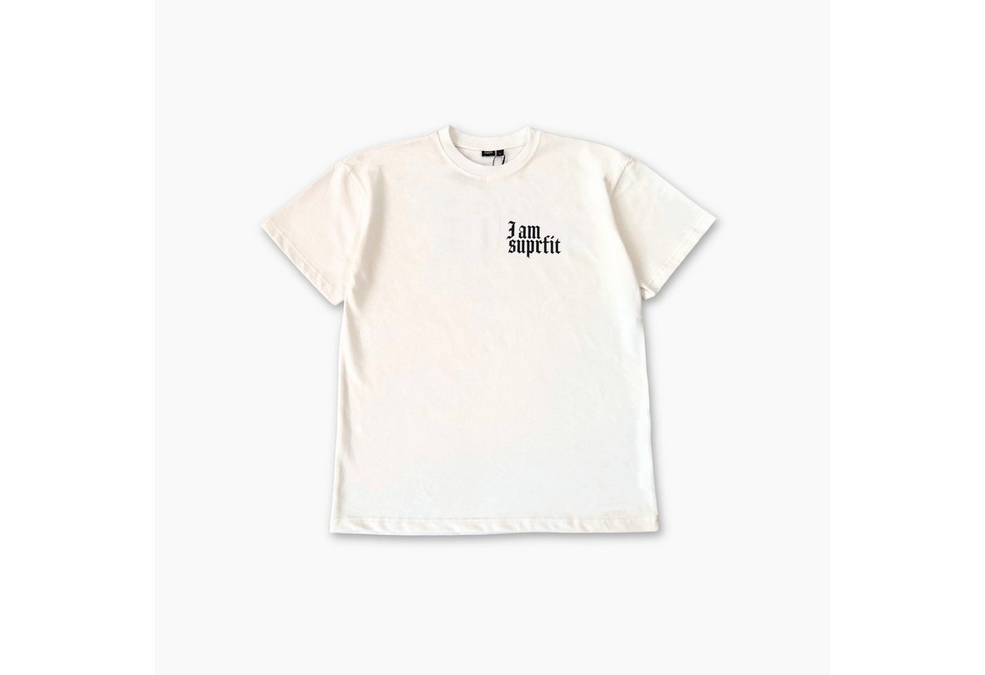 SF SUPRFIT T-Shirt Unstoppable Unisex Offwhite Lockeres Unisex T-Shirt mit kraftvollem Design SF SUPRFIT T-Shirt Unstoppable Unisex Offwhite Lockeres Unisex T-Shirt mit kraftvollem Design von SF SUPRFIT