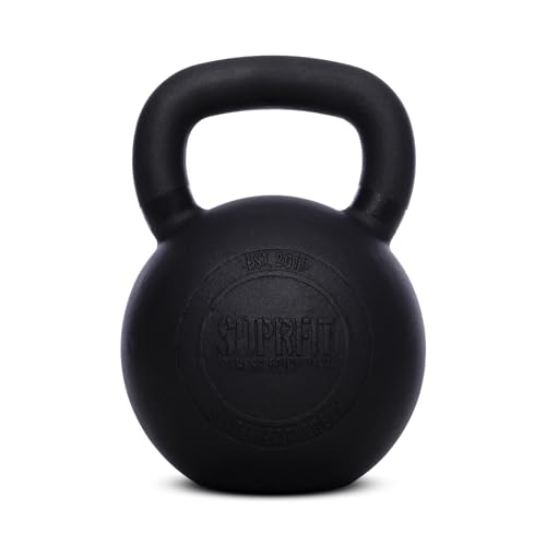 SUPRFIT – Elite Kettlebells 36 kg – pulverbeschichtete Kugelhantel aus massivem Gusseisen für Fitness, Crossfit & Krafttraining – mit Farbcodierung zur besseren Unterscheidung der Gewichte von Suprfit