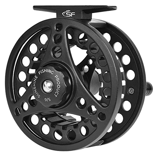 SF Große Laube Rolle zum Fliegenfischen mit Aluminiumlegierungskörper 5/6 WT Die-Cast Fliegenrolle Mattschwarz SF Große Laube Rolle zum Fliegenfischen mit Aluminiumlegierungskörper 5/6 WT Die-Cast Fliegenrolle Mattschwarz von SF